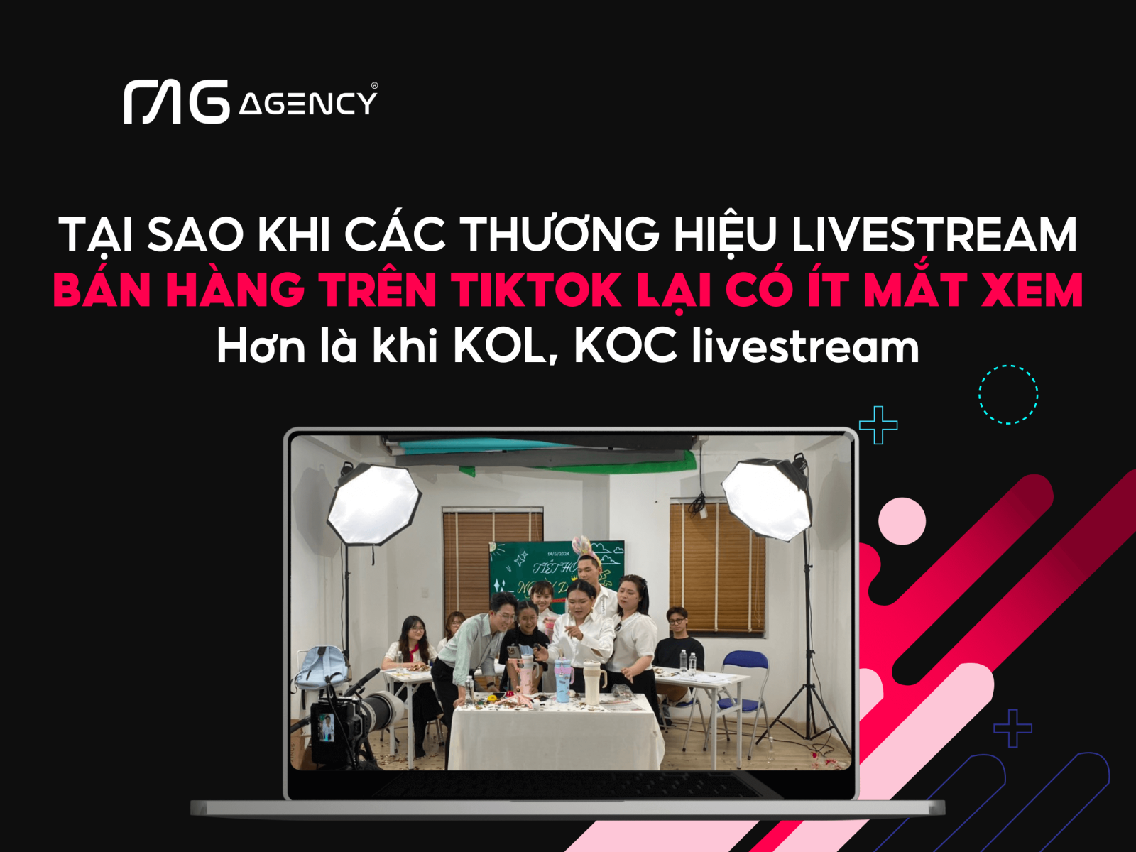 Tại sao khi các thương hiệu livestream bán hàng trên TikTok lại có ít mắt xem hơn là khi KOL, KOC livestream?